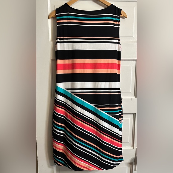 APT. 9 Striped Sleeveless Dress - Picture 2 of 3